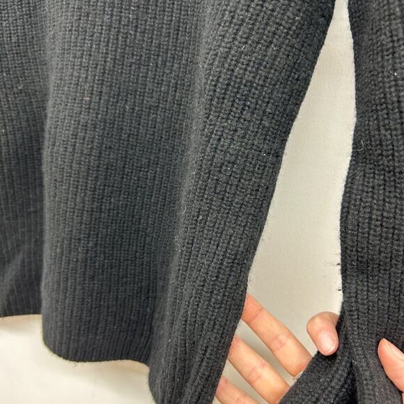 $188 The Reset R Label Black V-Neck Wool Cashmere Knit Sweater XS - Picture 7 of 7